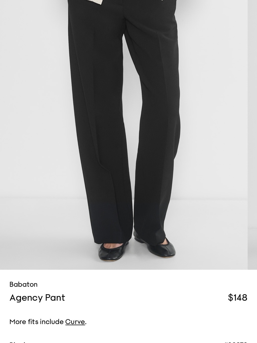Like New! Aritzia/Babaton Agency Pant